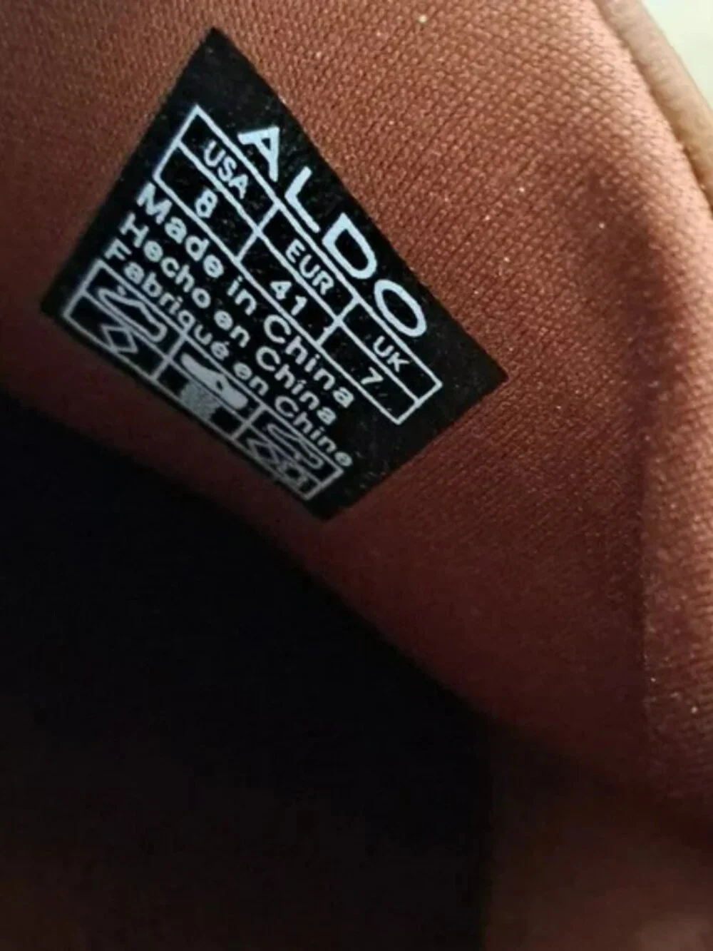 Aldo round not laces